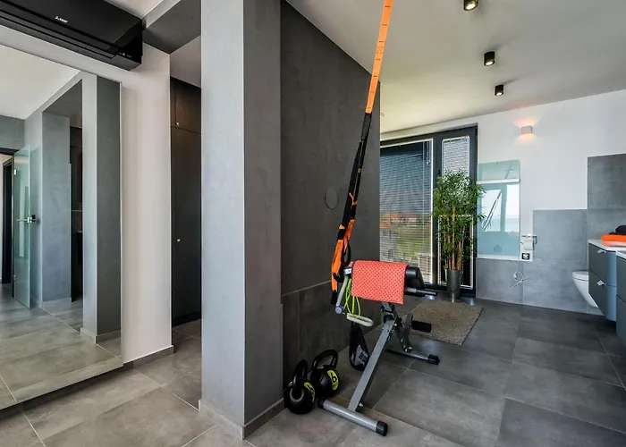 Penthouse Jimmys Privlaka, Wahnsinns Blick Und Beheiztem Pool Апартаменты