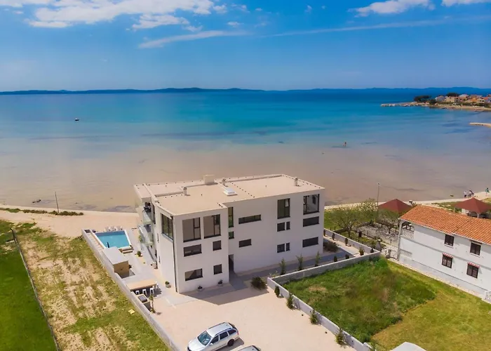 Penthouse Jimmys Privlaka, Wahnsinns Blick Und Beheiztem Pool *