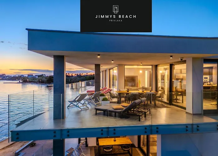 Penthouse Jimmys Privlaka, Wahnsinns Blick Und Beheiztem Pool