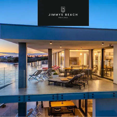 Penthouse Jimmys Privlaka, Wahnsinns Blick Und Beheiztem Pool